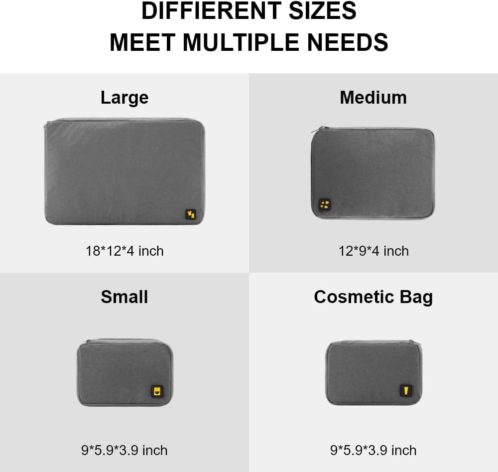LEVEL8 Zipper Packing Organizers