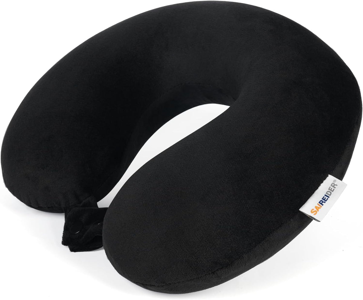 SAIREIDER Memory Foam Travel Pillow