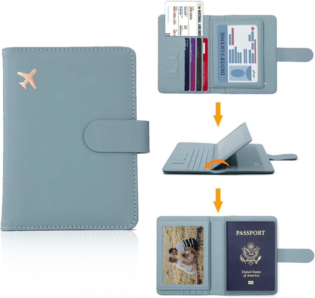Melsbrinna Passport Holder