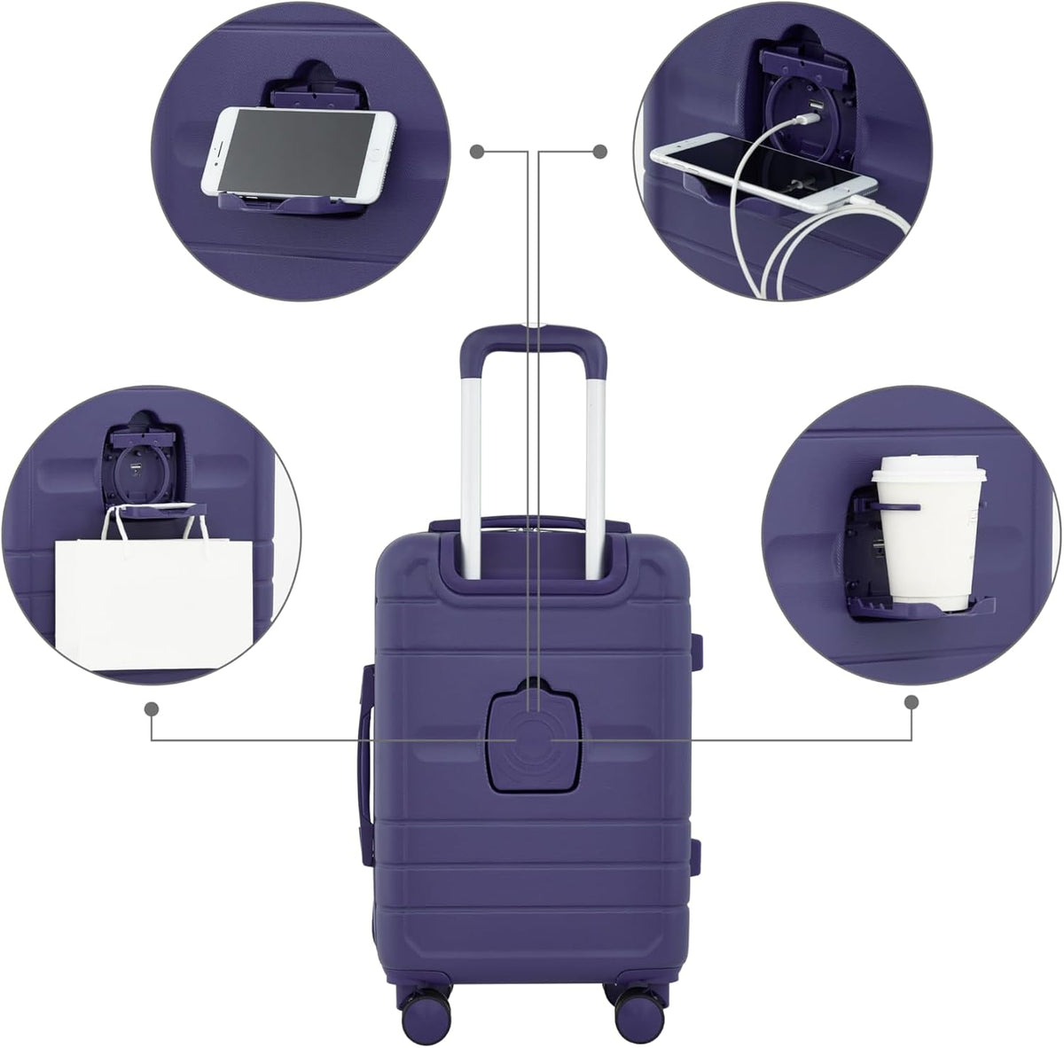 French Connection Carry-On Luggage