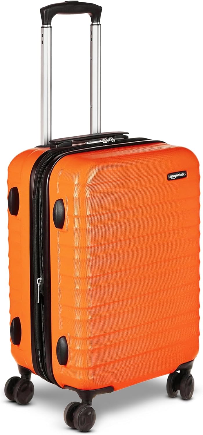 Orange ABS Carry-On Luggage