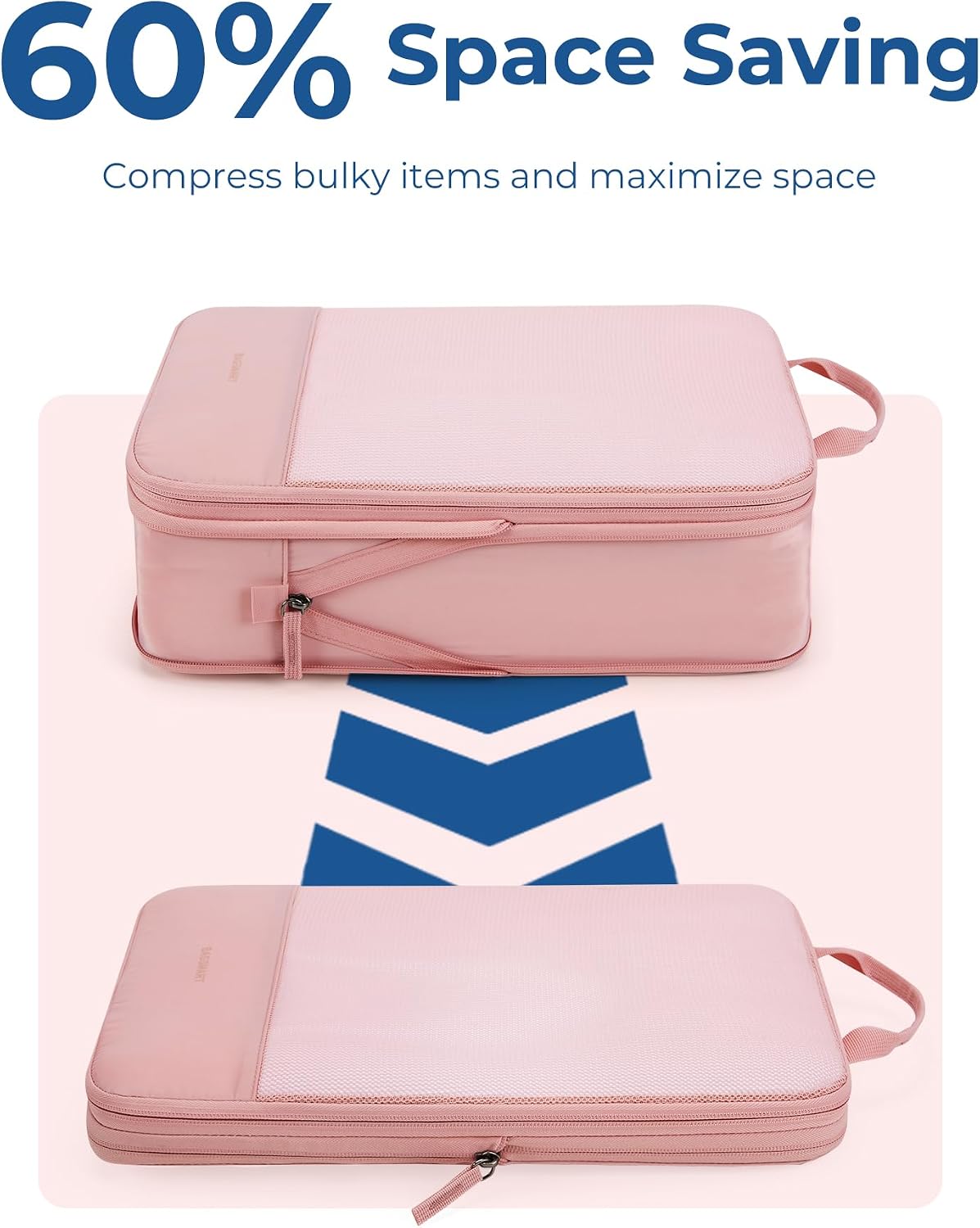 BAGSMART Hanging Compression Packing Cubes