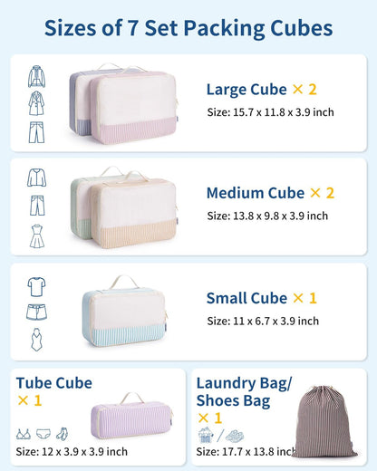 Narwey Packing Cubes