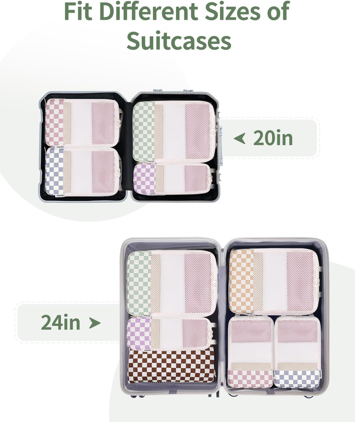 Narwey Compression Packing Cubes