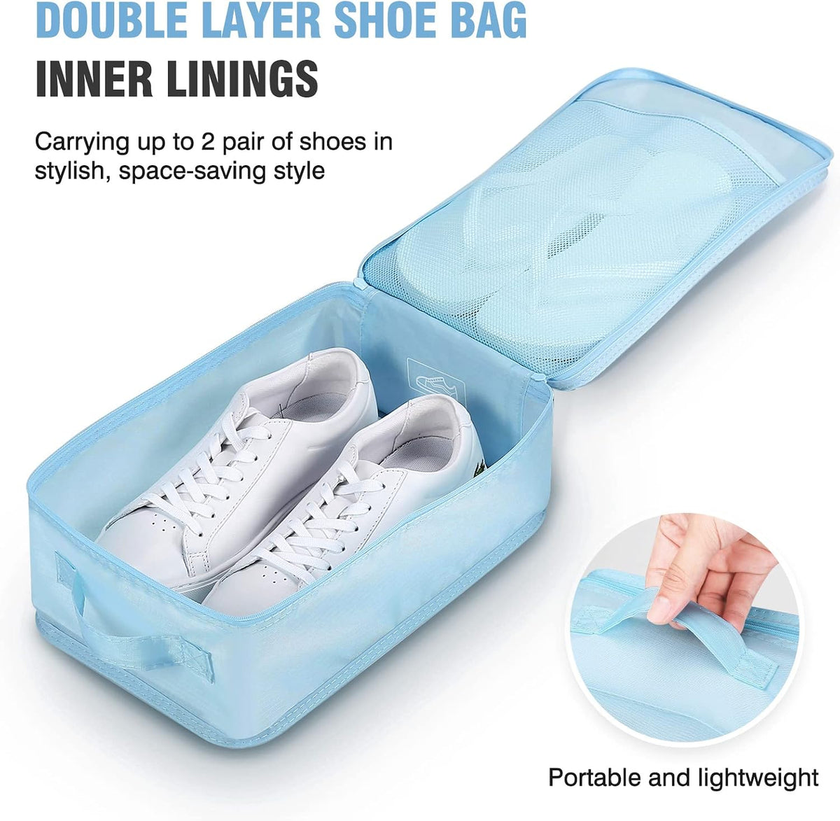 Mossio Packing Cubes with Shoe Bag
