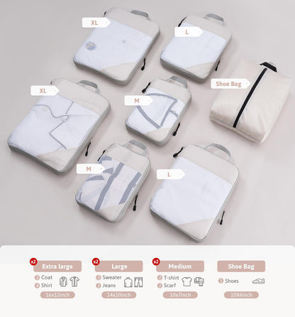 Meowoo Compression Packing Cubes