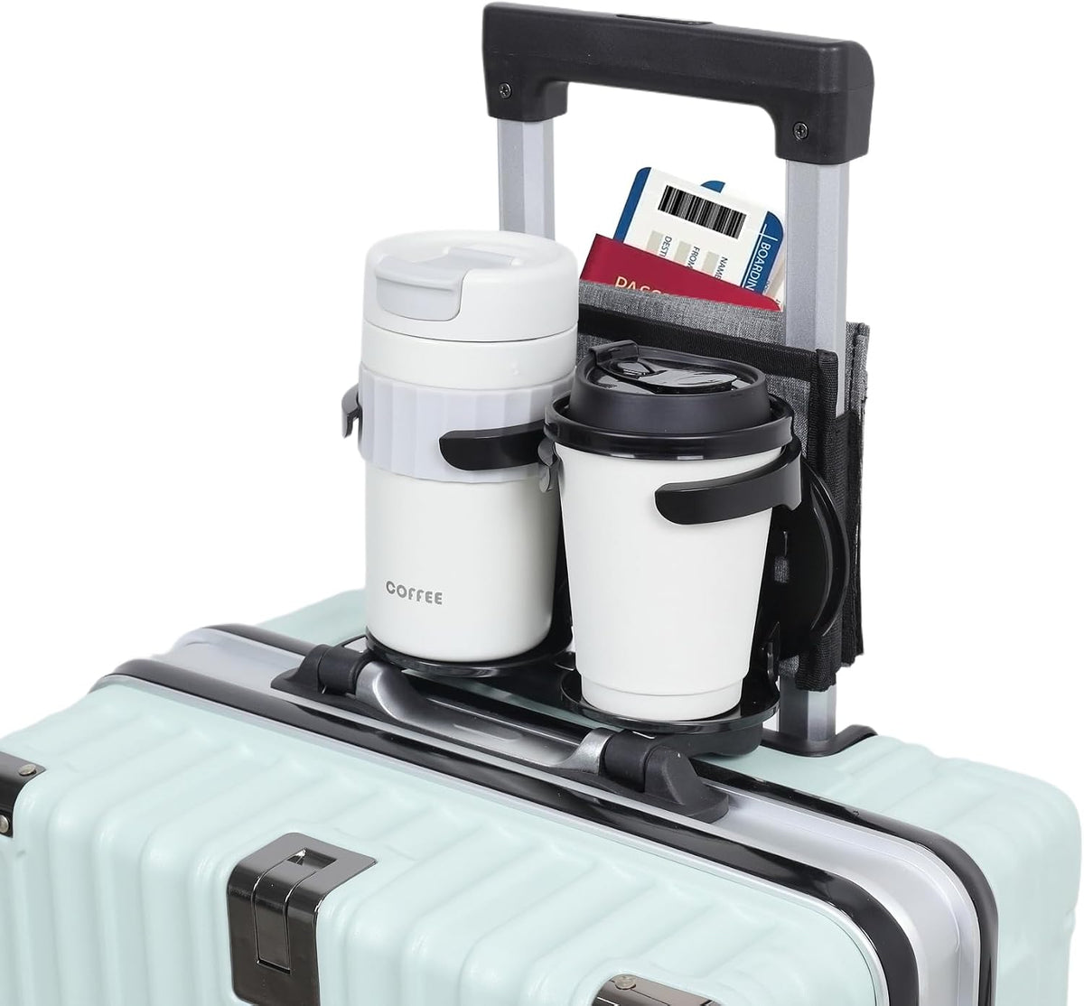 Vigorport Folding Luggage Cup Holder