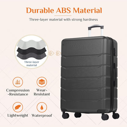 Sweetcrispy Carry-On Suitcase