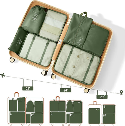 YEEYAA Travel Packing Cubes