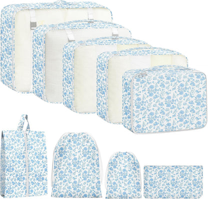 Woobolsalike Blue Packing Organizer Set