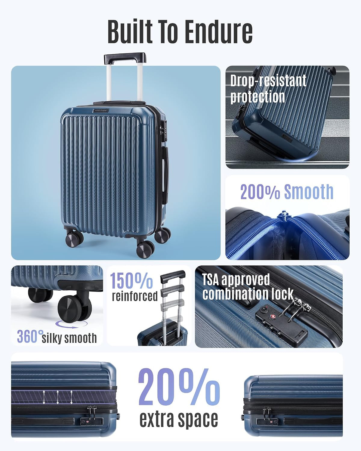 LIGHT FLIGHT Carry-On Luggage